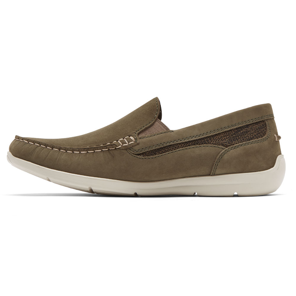 Sapato Vela Rockport Homem Verde Escuro Oliva - Cullen Venetian - 92678YIJN